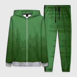 Женский 3D-костюм Зеленый Лес, цвет: 3D-меланж