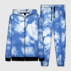 Женский 3D-костюм ОБЛАКА, цвет: 3D-черный