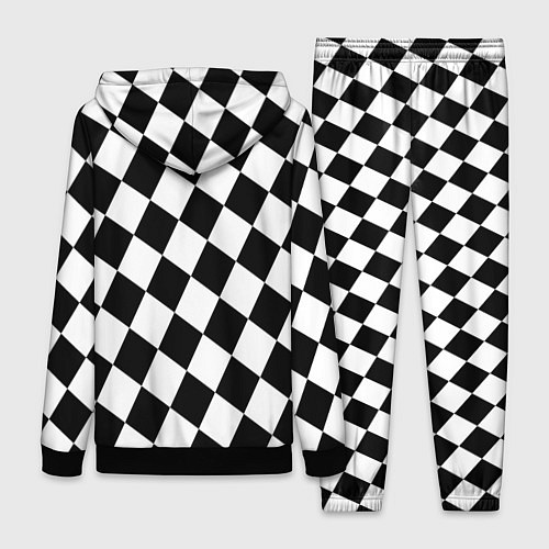 Женский костюм Шахматы / 3D-Черный – фото 2