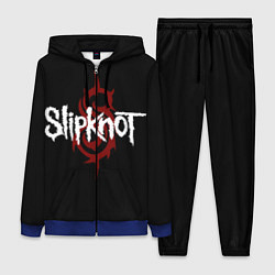 Женский 3D-костюм Slipknot Надпись, цвет: 3D-синий