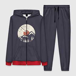 Женский костюм Mountain Vinyl Record