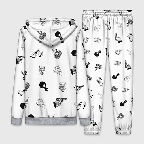 Женский костюм Кровосток Паттерн Z / 3D-Меланж – фото 2