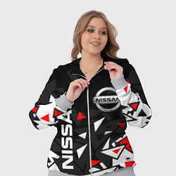 Женский 3D-костюм NISSAN НИССАН ОСКОЛКИ, цвет: 3D-меланж — фото 2