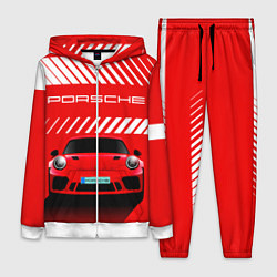 Женский костюм PORSCHE ПОРШЕ RED STYLE