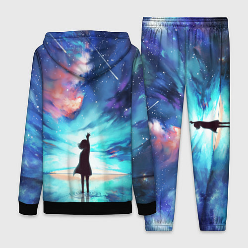 Женский костюм Дотянуться до космоса / 3D-Черный – фото 2