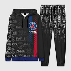 Женский 3D-костюм ФК ПСЖ PARIS SAINT GERMAIN, цвет: 3D-синий