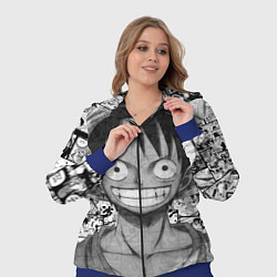 Женский 3D-костюм Луфи улыбается one piece, цвет: 3D-синий — фото 2