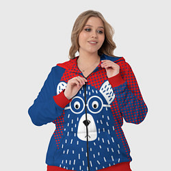 Женский 3D-костюм Медведь, цвет: 3D-красный — фото 2