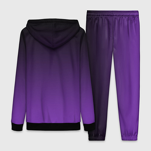 Женский костюм Ночной градиент Фиолетовый / 3D-Черный – фото 2