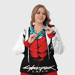 Женский 3D-костюм Samurai Cyberpunk 2077, цвет: 3D-красный — фото 2