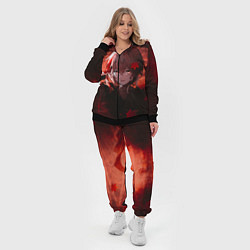 Женский 3D-костюм Кадзуха в кленовых листьях, цвет: 3D-черный — фото 2