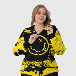 Женский 3D-костюм Нирвана Гранж Nirvana Smile, цвет: 3D-черный — фото 2