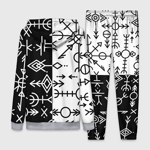 Женский костюм ДРЕВНИЕ СЛАВЯНСКИЕ РУНЫ / 3D-Меланж – фото 2