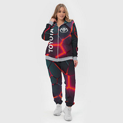 Женский 3D-костюм TOYOTA 3D NEON ТОЙОТА 3Д ПЛИТЫ НЕОН, цвет: 3D-меланж — фото 2