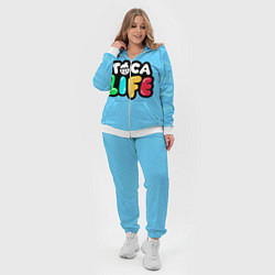 Женский 3D-костюм Toca Life: Logo, цвет: 3D-белый — фото 2