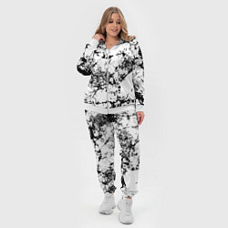 Женский 3D-костюм Эффект линогравюры, цвет: 3D-белый — фото 2