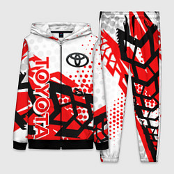 Женский 3D-костюм Toyota Тойота, цвет: 3D-черный