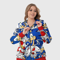 Женский 3D-костюм SONIC ПАТТЕРН СОНИК, цвет: 3D-красный — фото 2
