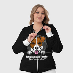 Женский 3D-костюм Джек-Рассел-Терьер Jack Russell Terrier, цвет: 3D-белый — фото 2