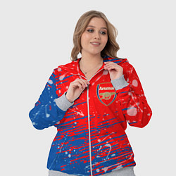 Женский 3D-костюм Arsenal: Фирменные цвета, цвет: 3D-меланж — фото 2