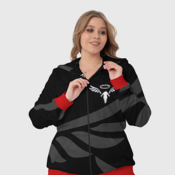 Женский 3D-костюм WALHALLA TEAM LOGO ТОКИЙСКИЕ МСТИТЕЛИ, цвет: 3D-красный — фото 2