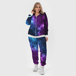 Женский 3D-костюм NEON GALAXY НЕОНОВЫЙ КОСМОС, цвет: 3D-белый — фото 2