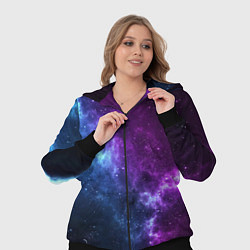 Женский 3D-костюм NEON GALAXY НЕОНОВЫЙ КОСМОС, цвет: 3D-черный — фото 2