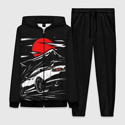 Женский 3D-костюм Toyota Supra: Red Moon, цвет: 3D-черный