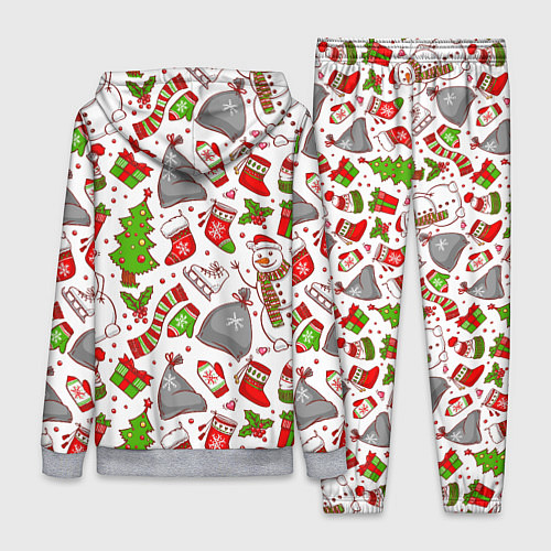 Женский костюм Новый Год! / 3D-Меланж – фото 2