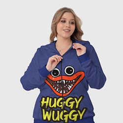 Женский 3D-костюм Huggy Wuggy: Smile, цвет: 3D-синий — фото 2