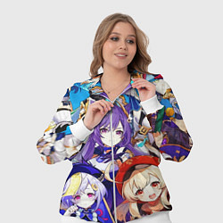 Женский 3D-костюм ГЕРОИ ИГРЫ GENSHIN IMPACT, цвет: 3D-белый — фото 2