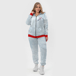 Женский 3D-костюм Washington Capitals Grey Ice theme, цвет: 3D-красный — фото 2