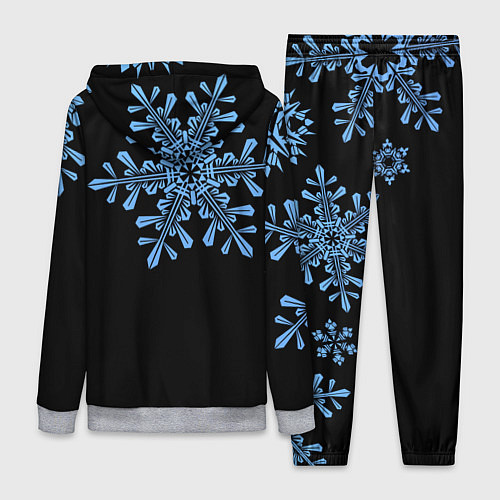 Женский костюм Минималистичные Снежинки / 3D-Меланж – фото 2