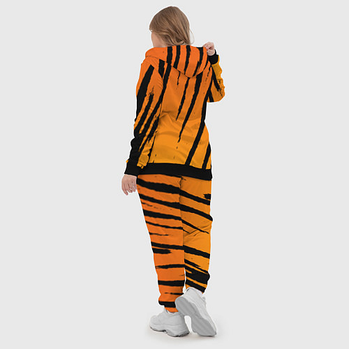 Женский костюм Шкура тигра диагональ / 3D-Черный – фото 5