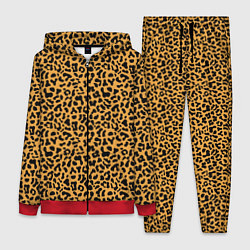 Женский 3D-костюм Леопард Leopard, цвет: 3D-красный