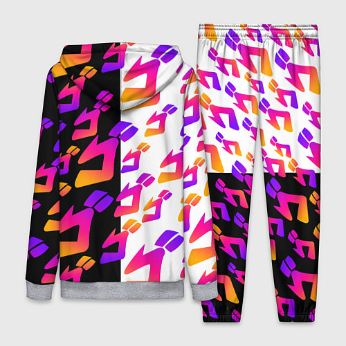 Женский костюм JOJO BIZARRE ADVENTURE ДЖО ДЖО УЗОР / 3D-Меланж – фото 2