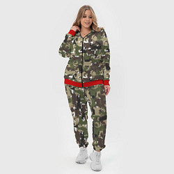 Женский 3D-костюм Камуфляж из Собак Camouflage, цвет: 3D-красный — фото 2