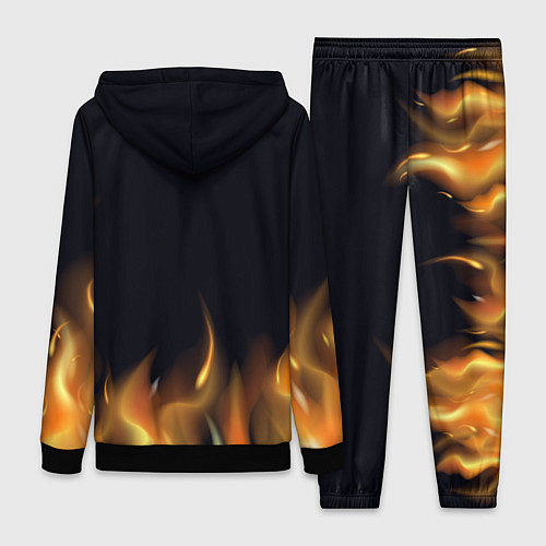 Женский костюм Тигр В Пламени / 3D-Черный – фото 2