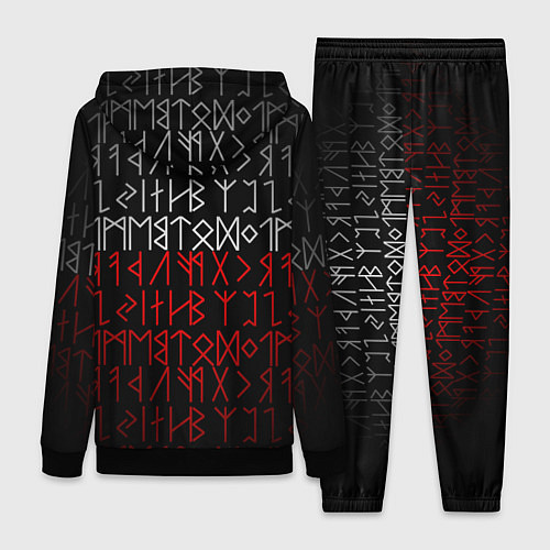 Женский костюм Славянская символика Руны / 3D-Черный – фото 2