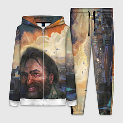 Женский 3D-костюм Disco Elysium Harrier Du Bois, цвет: 3D-белый