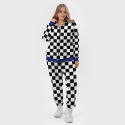 Женский 3D-костюм Chess Squares Cubes, цвет: 3D-синий — фото 2