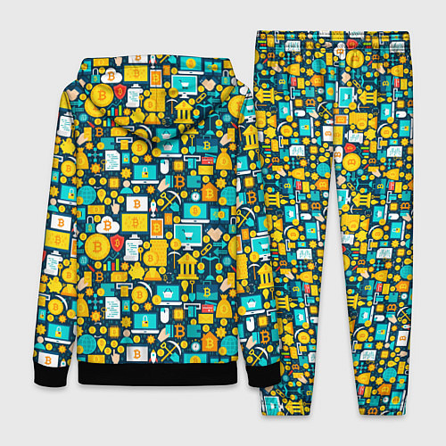 Женский костюм Трейдер Криптовалют / 3D-Черный – фото 2