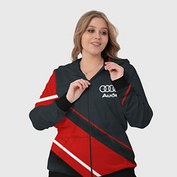 Женский 3D-костюм Audi sport red, цвет: 3D-черный — фото 2