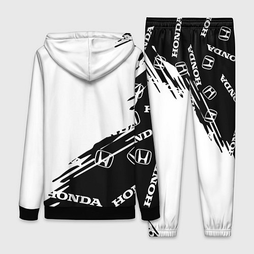 Женский костюм Honda sport pattern / 3D-Черный – фото 2