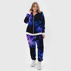 Женский 3D-костюм НЕОНОВЫЕ ПАПОРОТНИКИ, цвет: 3D-белый — фото 2