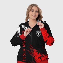 Женский 3D-костюм Tesla - Motors, цвет: 3D-красный — фото 2