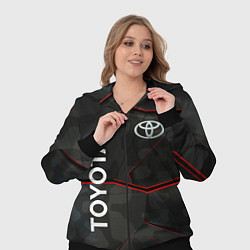 Женский 3D-костюм Toyota sport auto, цвет: 3D-черный — фото 2