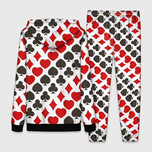 Женский костюм Карточные Масти Card Suits / 3D-Черный – фото 2