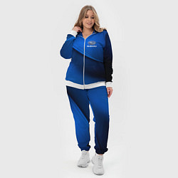 Женский 3D-костюм Subaru sport, цвет: 3D-белый — фото 2