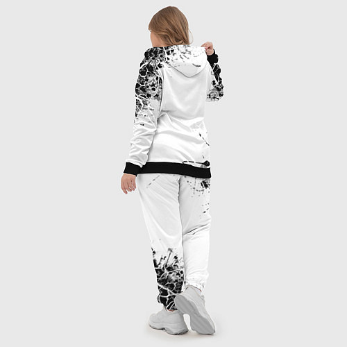 Женский костюм Lexus texture Трещины / 3D-Черный – фото 5